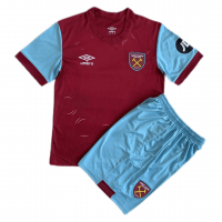 West Ham United Soccer Jersey + Short Replica Home 2023/24 Youth