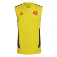 Flamengo Soccer Singlet Jersey Replica Yellow Mens 2022/23