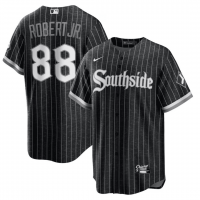Chicago White Sox City Connect Replica Player Jersey Black 2022 Mens (Luis Robert #88)