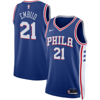 Philadelphia 76ers Swingman Jersey - Icon Edition Royal 2023 Mens (Joel Embiid #21)