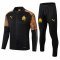 2019/20 Olympique Marseille Black Mens Soccer Training Suit(Jacket + Pants)