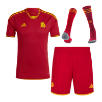 Roma Soccer Whole Kit Jersey + Short + Socks Replica Home 2023/24 Mens