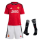 Manchester United Soccer Whole Kit Jersey + Short + Socks Replica Home 2023/24 Youth