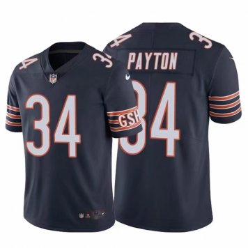 2021 Chicago Bears Walter Payton Navy NFL Jersey Mens