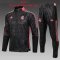 Real Madrid Black - Pink Soccer Training Suit Jacket + Pants Youth 2021/22