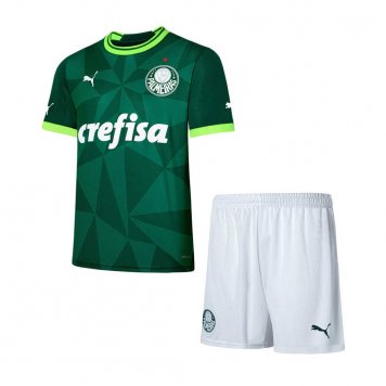 Palmeiras Soccer Jersey + Short Replica Home 2023/24 Youth