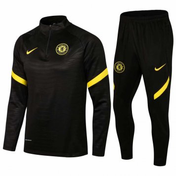 2021/22 Chelsea Black Soccer Training Suit Mens [2020128161]