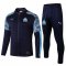 2019/20 Olympique Marseille Navy Mens Soccer Training Suit(Jacket + Pants)