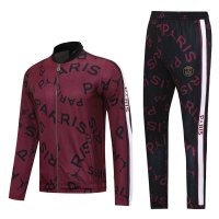 2021/22 PSG Purple Soccer Training Suit(Jacket + Pants) Mens