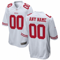 San Francisco 49ers Mens White Player Game Jersey