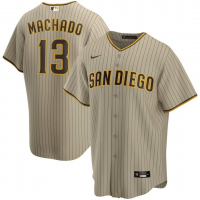 San Diego Padres Alternate Replica Player Jersey Tan 2023/24 Mens (Manny Machado #13)