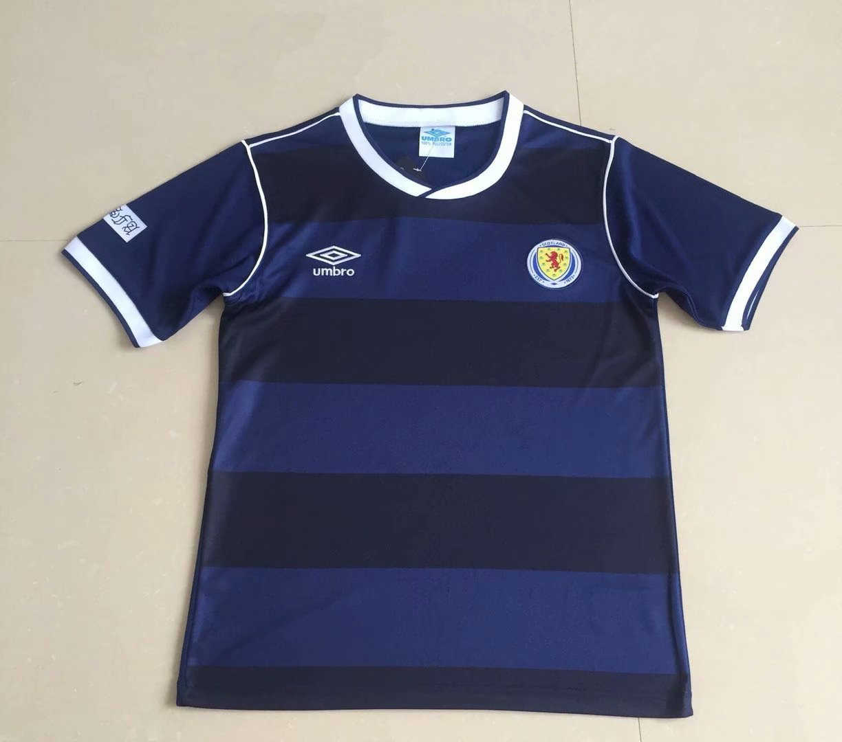1986 Scotland National Team Retro Home Mens Soccer Jersey Replica 