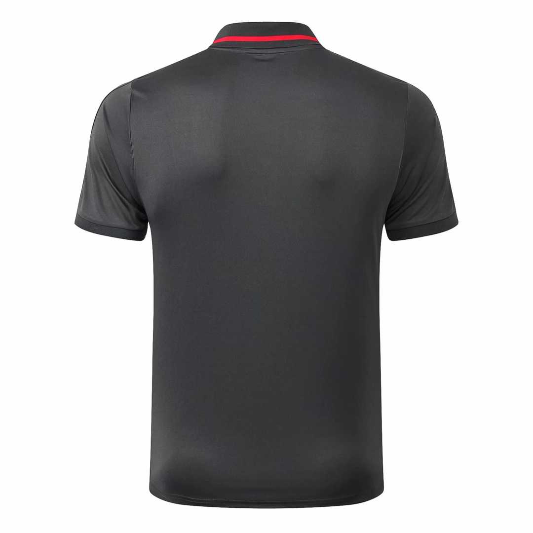 2019/20 Flamengo Grey Mens Soccer Polo Jersey