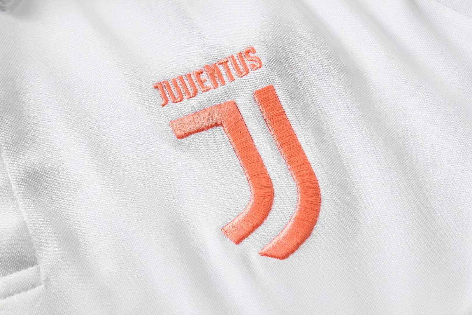 2019/20 Juventus White Mens Soccer Polo Jersey