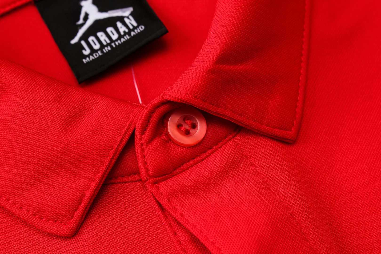 2019/20 PSG x Jordan Red Mens Soccer Polo Jersey