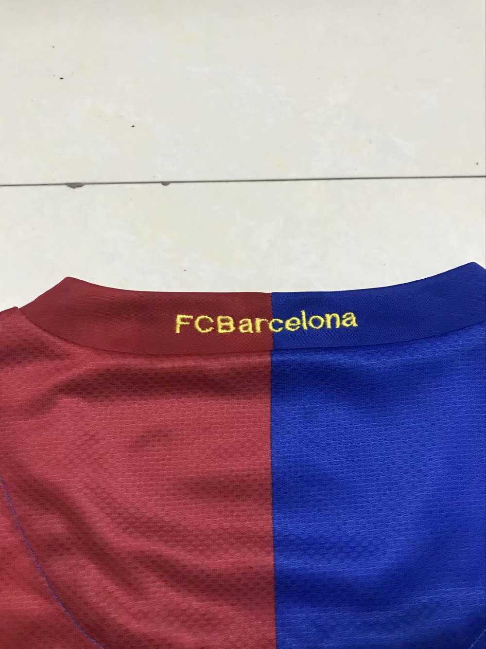 06/07 Barcelona Retro Home Mens Soccer Jersey Replica 
