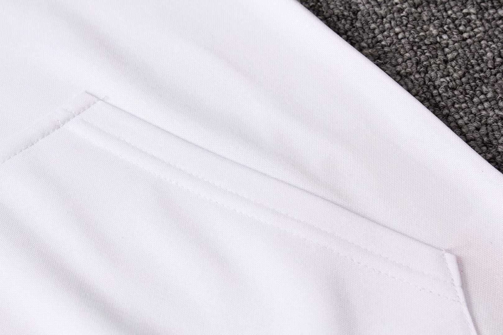 2019/20 Palmeiras Hoodie White Mens Soccer Training Suit(Jacket + Pants)