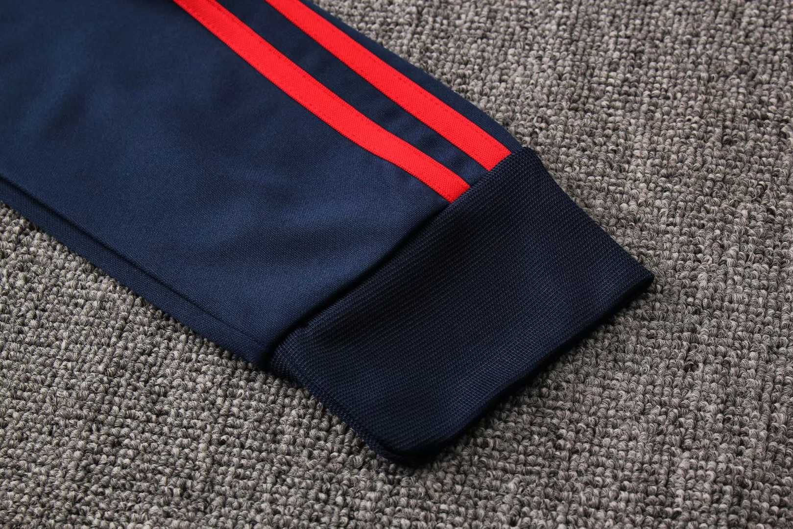 2019/20 Arsenal Navy Mens Soccer Training Suit(Jacket + Pants)