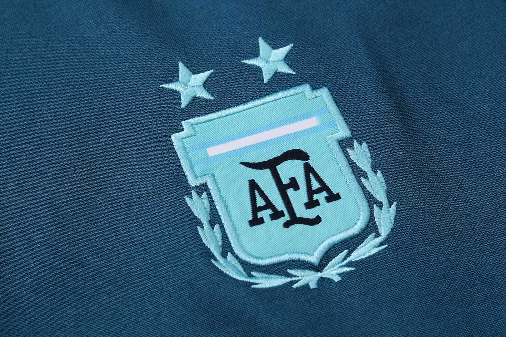 2019/20 Argentina Blue Mens Soccer Training Suit(Jacket + Pants)