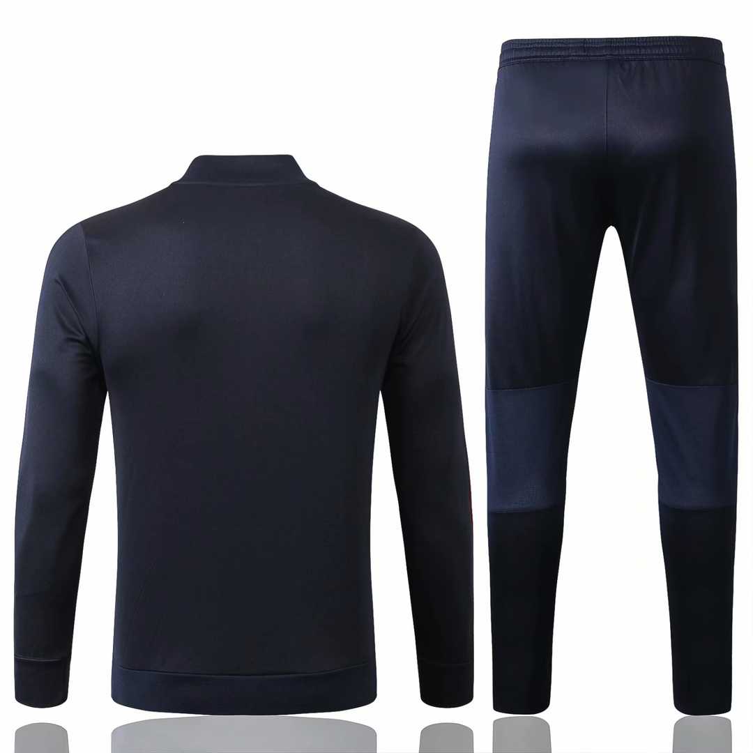 2019/20 Bayern Munich Royal Blue Mens Soccer Training Suit(Jacket + Pants)