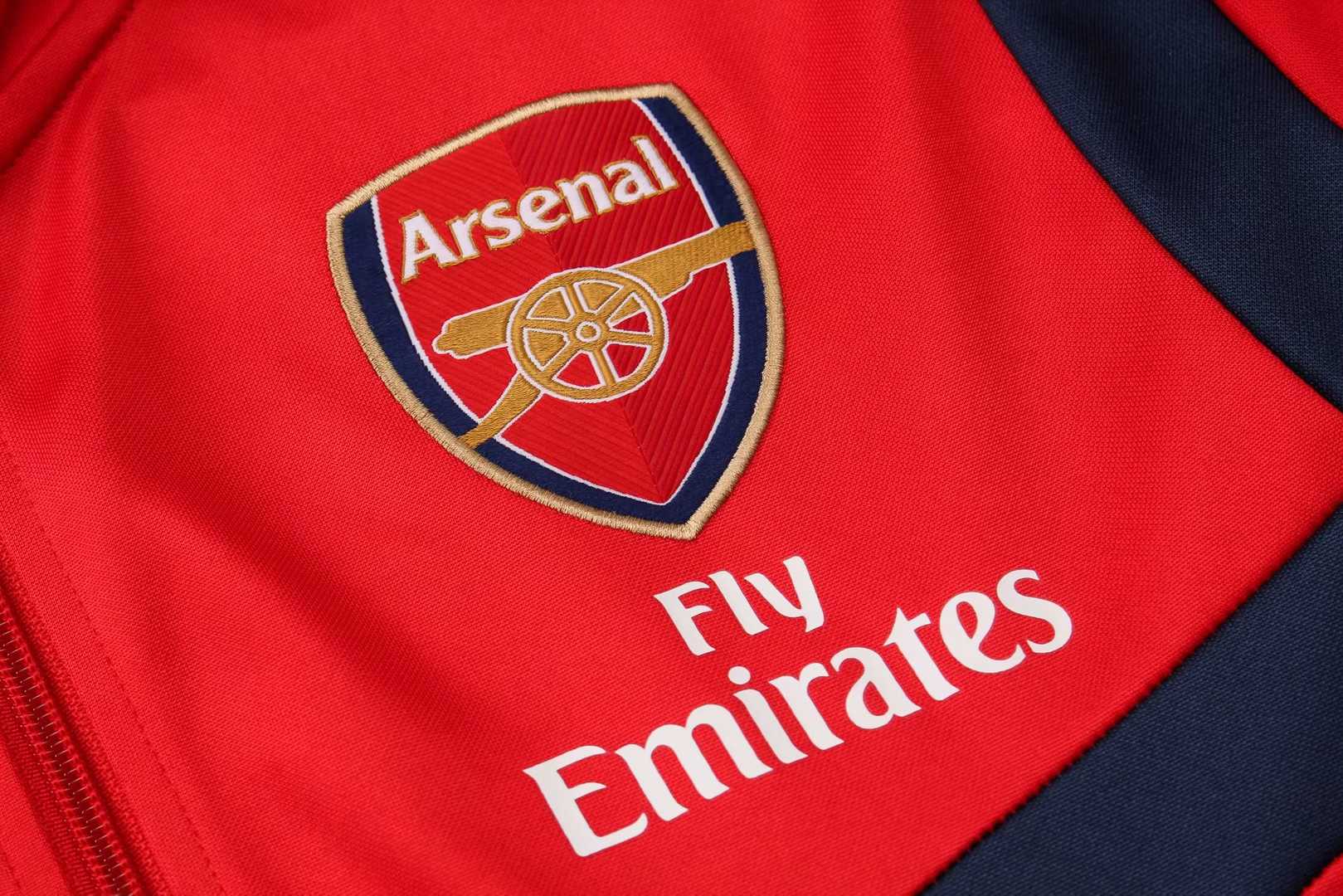 2019/20 Arsenal Red Mens Soccer Training Suit(Jacket + Pants)