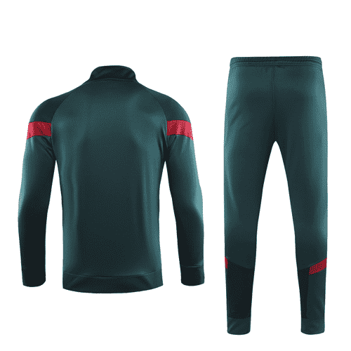2019/20 Italy Dark Green Mens Soccer Training Suit(Jacket + Pants)