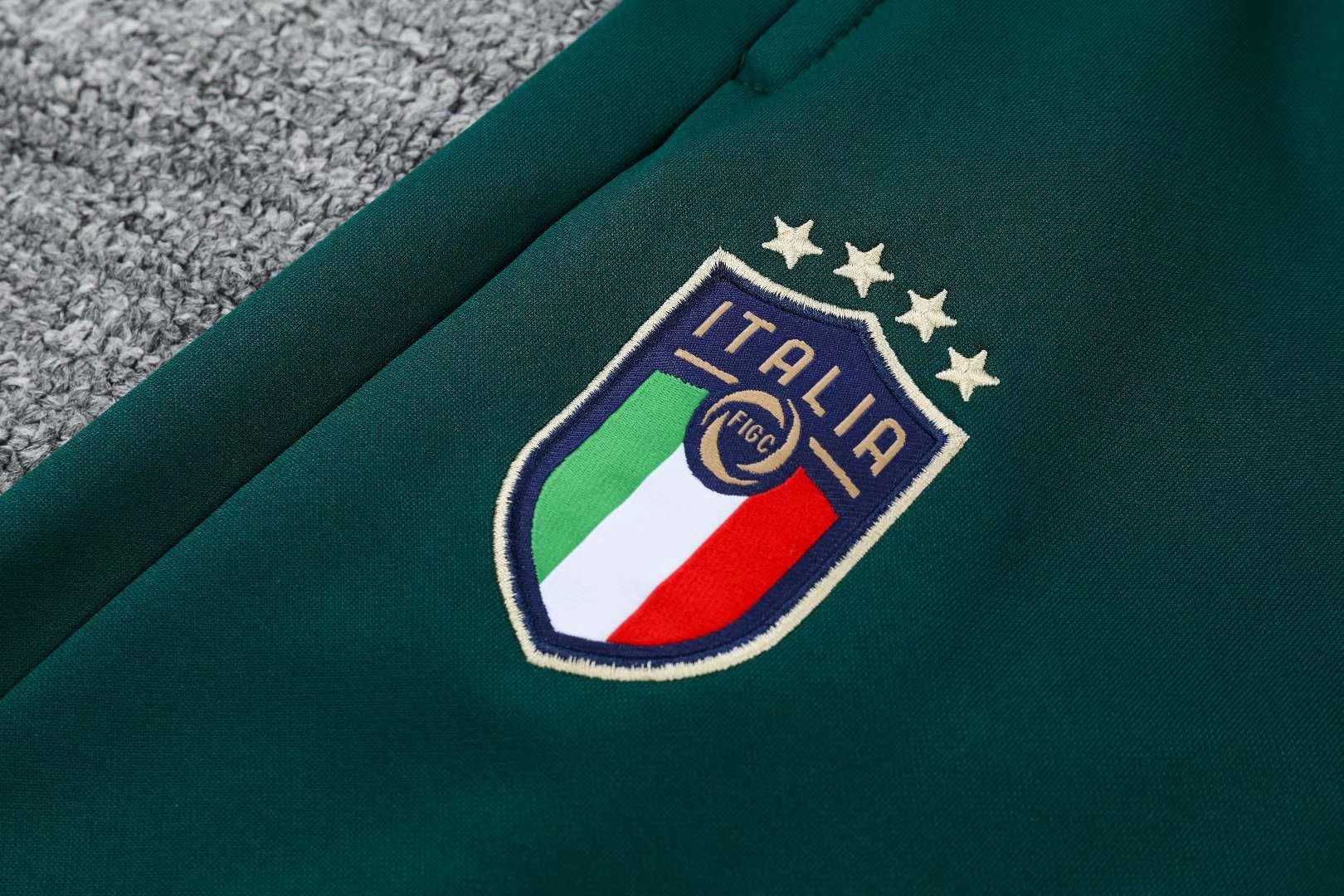 2019/20 Italy Green Soccer Training Suit (Jacket + Pants )