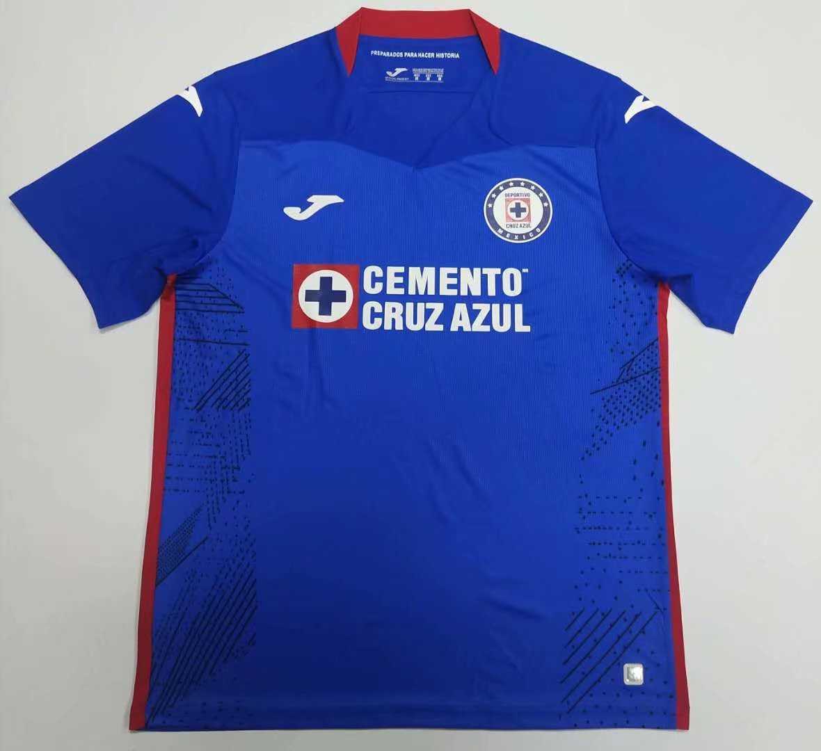2020/21 Cruz Azul Home Man Soccer Jersey Replica 