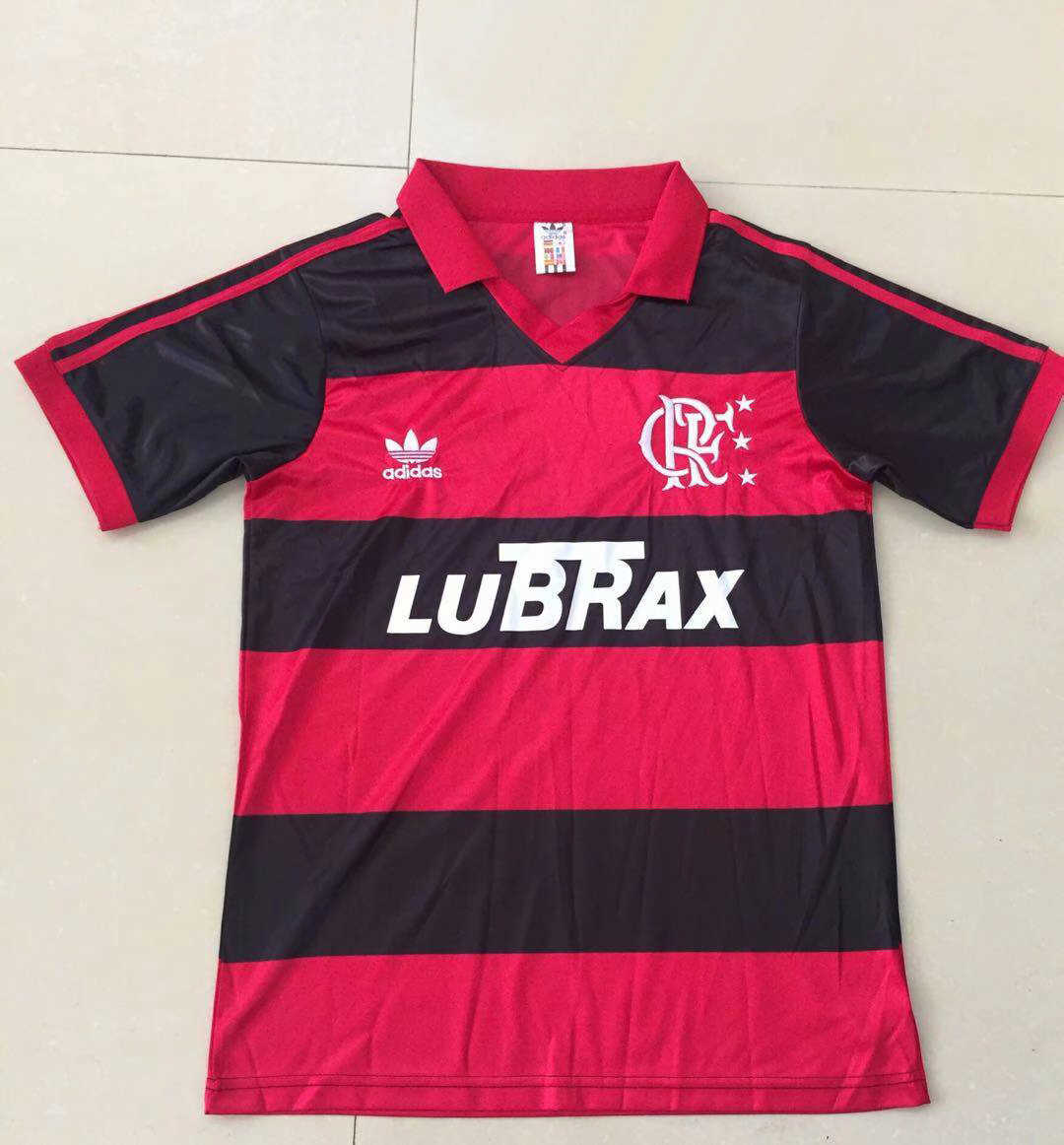 1990 Flamengo Retro Home Mens Soccer Jersey Replica