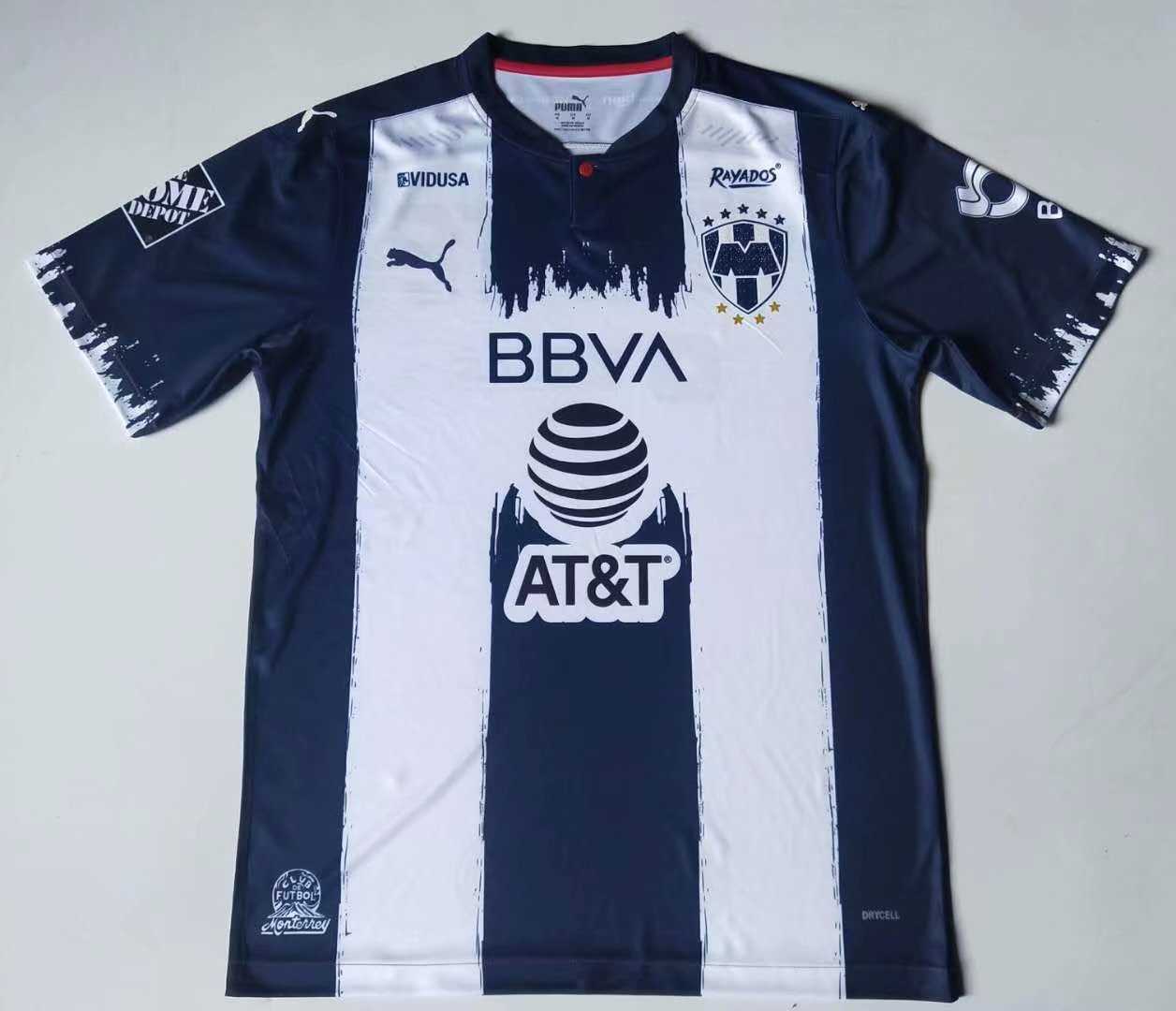 2020/21 Monterrey Home Man Soccer Jersey Replica 