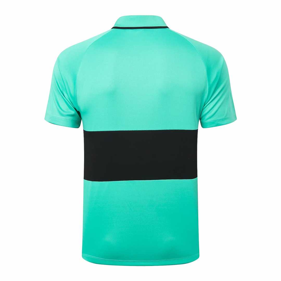 2020/21 Liverpool Green Mens Soccer Polo Jersey