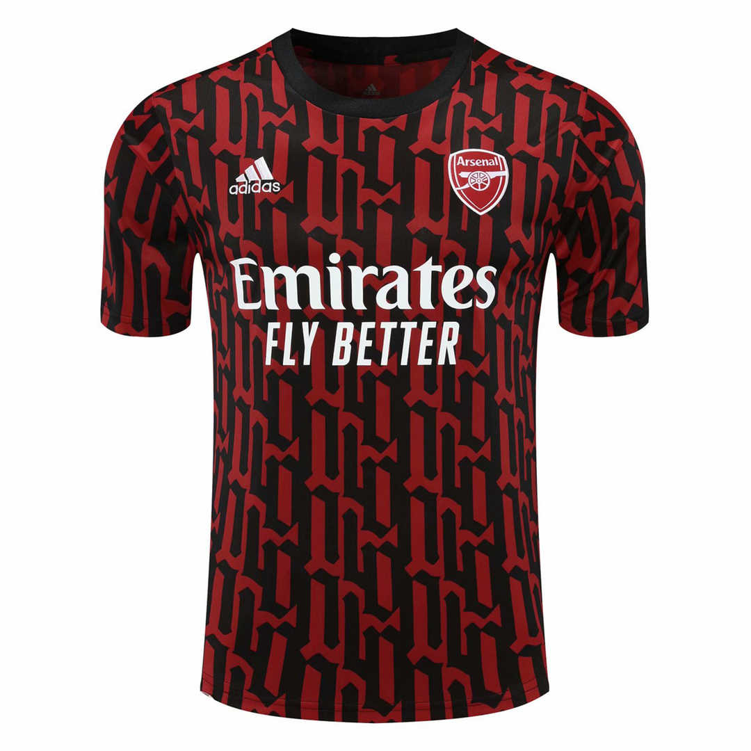 2020/21 Arsenal UCL Red-Black Mens Soccer Traning Jersey