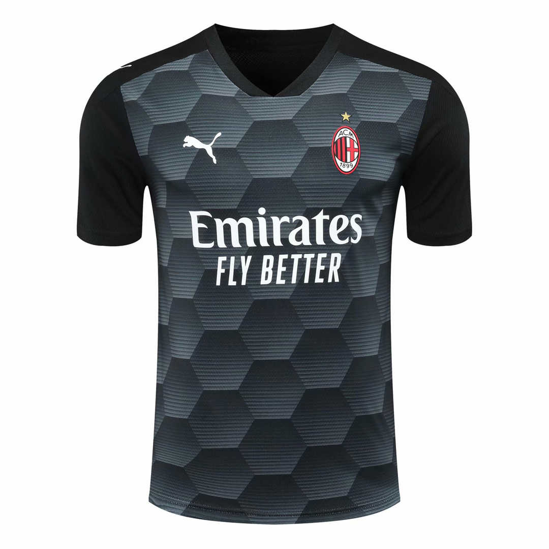 2020/21 AC Milan Goalkeeper Black Mens Soccer Jersey Replica  