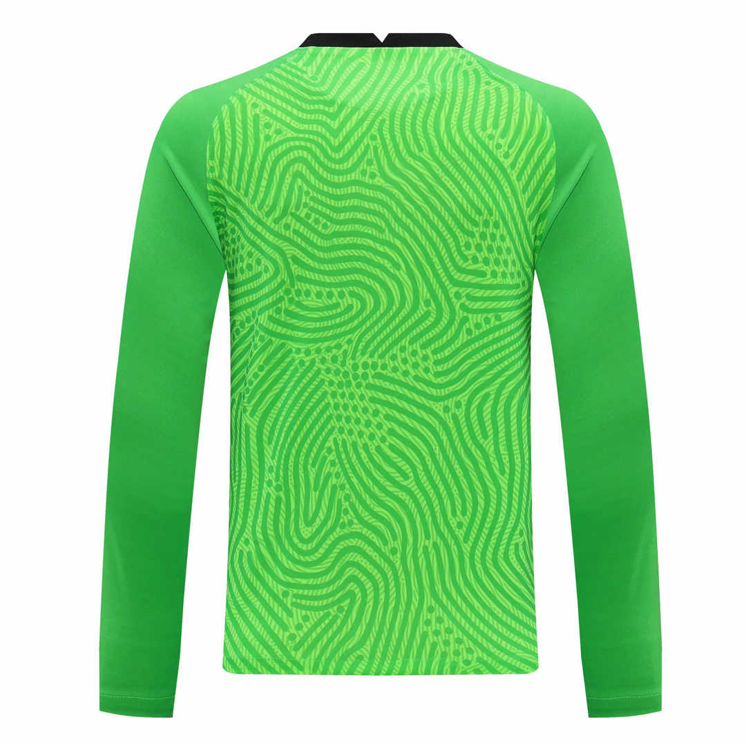 2020/21 PSG Goalkeeper Green Long Sleeve Mens Soccer Jersey Replica  