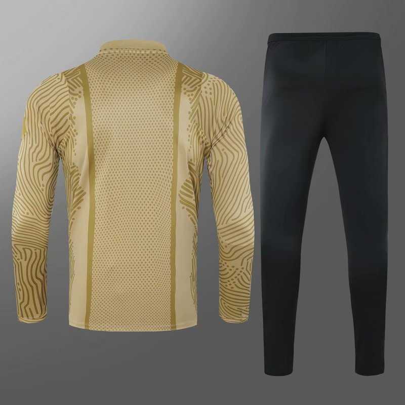 2020/21 PSG 50th Anniversary Gold Kids Half Zip  Soccer Training Suit(Jacket + Pants)