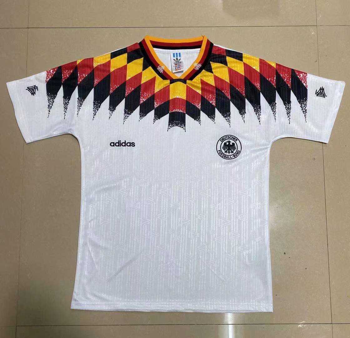 1994 Germany Retro Home Mens Soccer Jersey Replica 