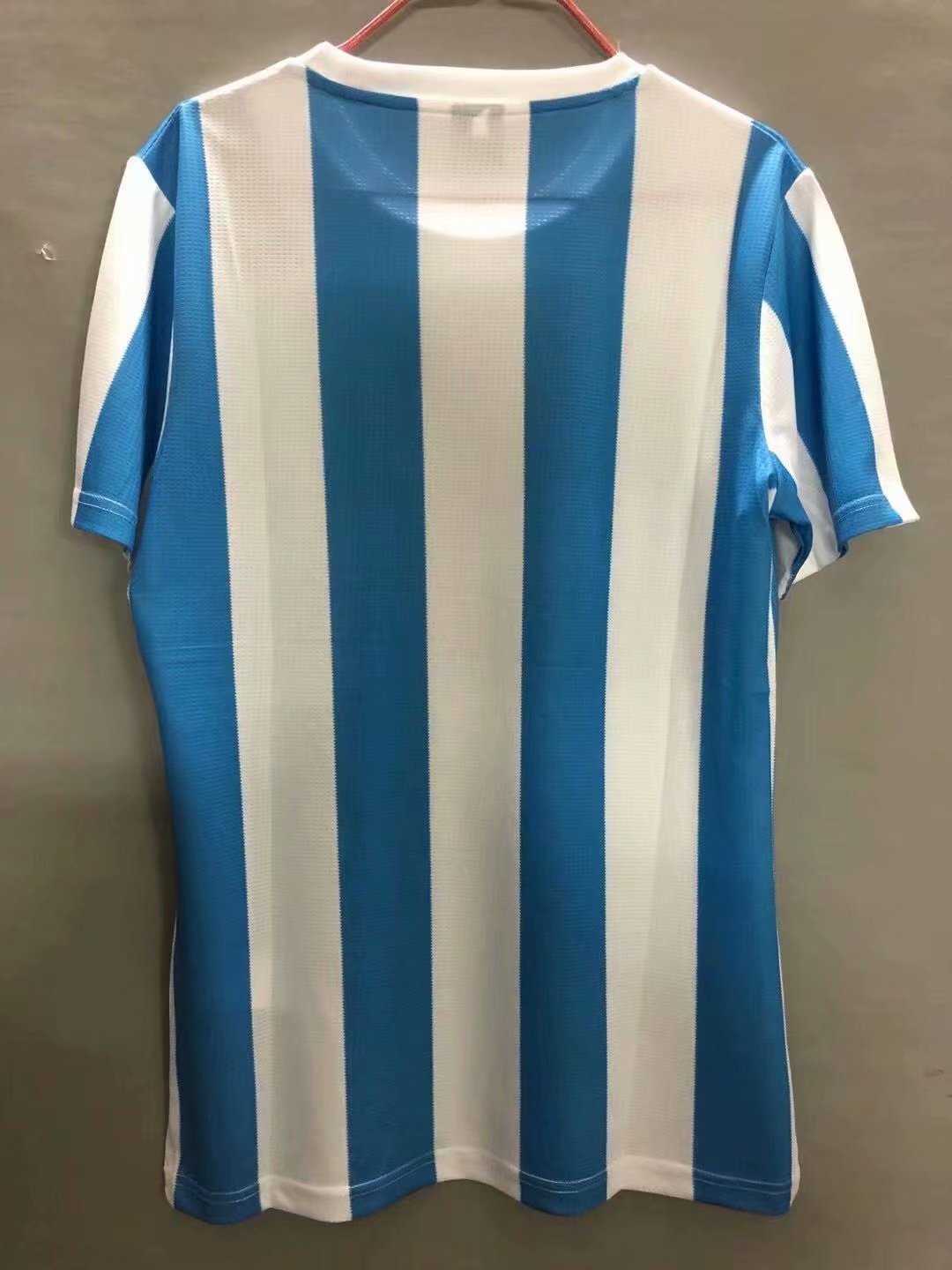 1986 Argentina Retro Home Mens Soccer Jersey Replica 