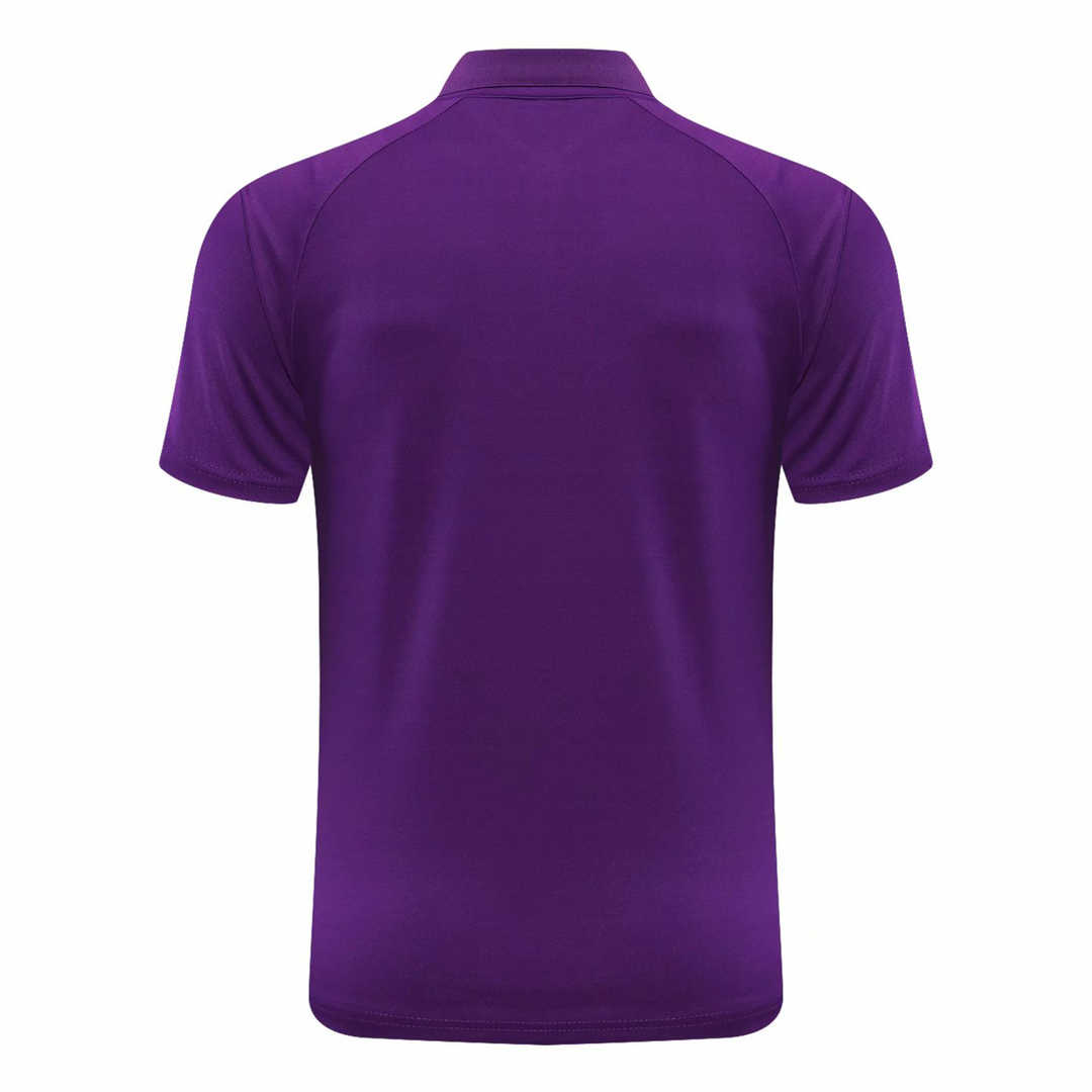 2020/21 Manchester United Purple Mens Soccer Polo Jersey