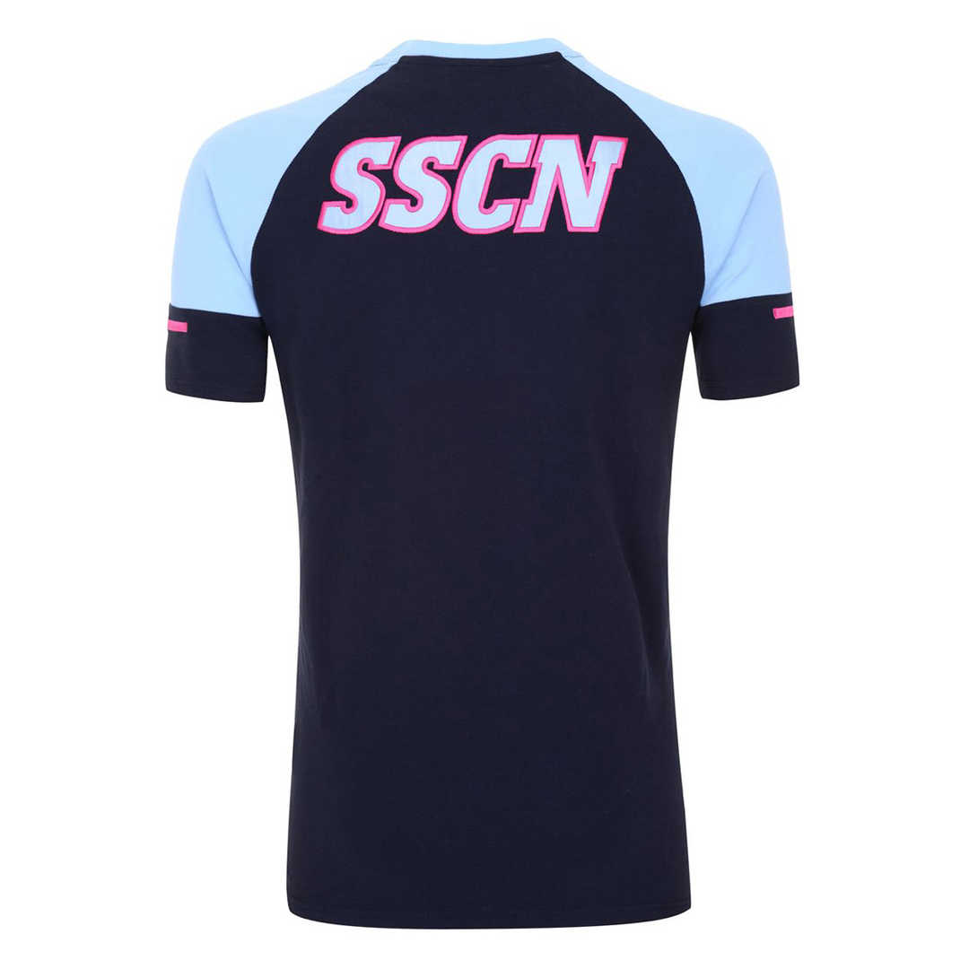2020/21 Napoli Navy Mens Soccer Polo Jersey