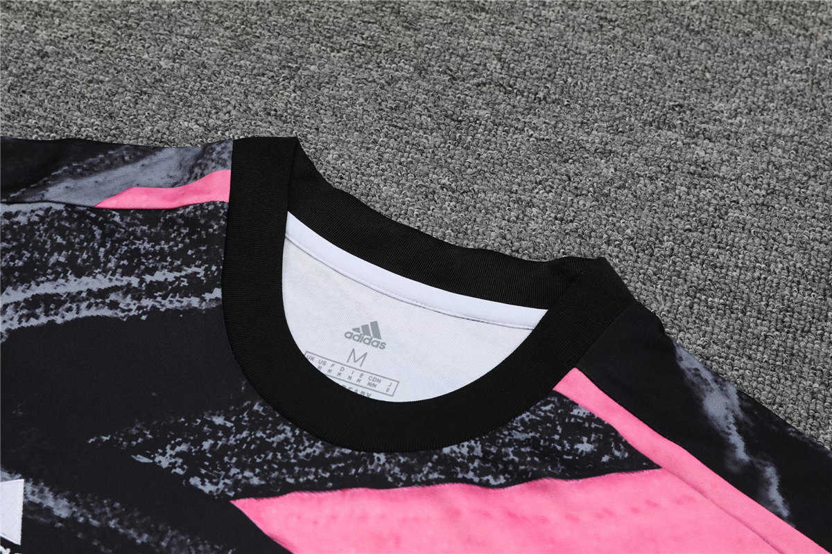 2020/21 Juventus UCL Black - Pink Mens Soccer Training Suit