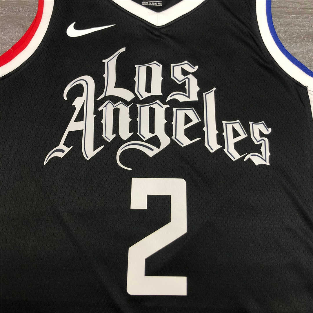 2020/21 Los Angeles Clippers Black Swingman Jersey City Edition