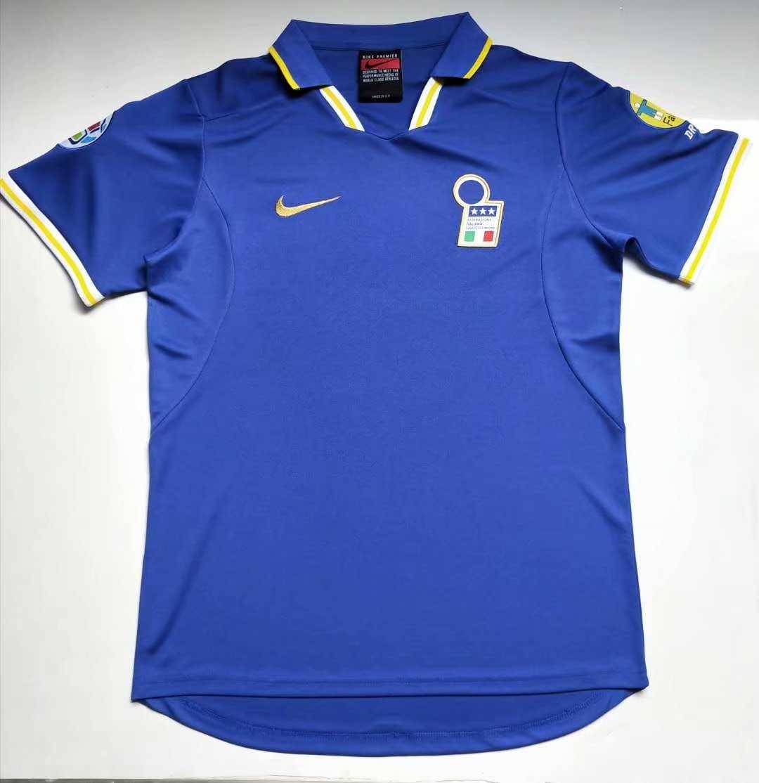 1998 Italy Retro Home Mens Soccer Jersey Replica 