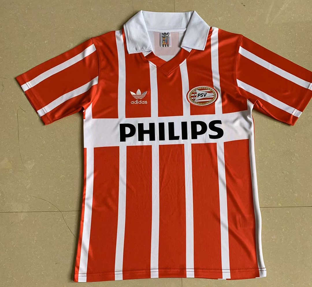 1990 PSV Retro Home Mens Soccer Jersey Replica 