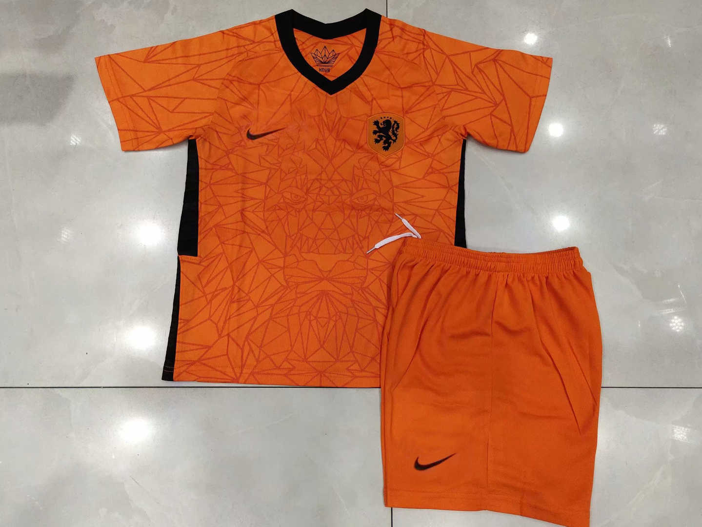 2020 Netherlands Home Kids Soccer Jersey Replica +Short