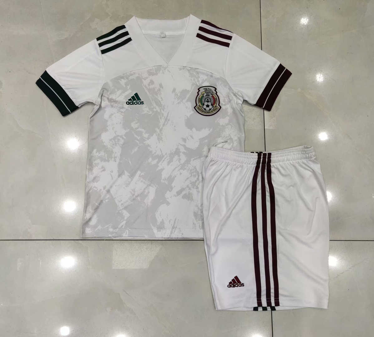 2020 Mexico Away Kids Soccer Kit(Jersey+Shorts)