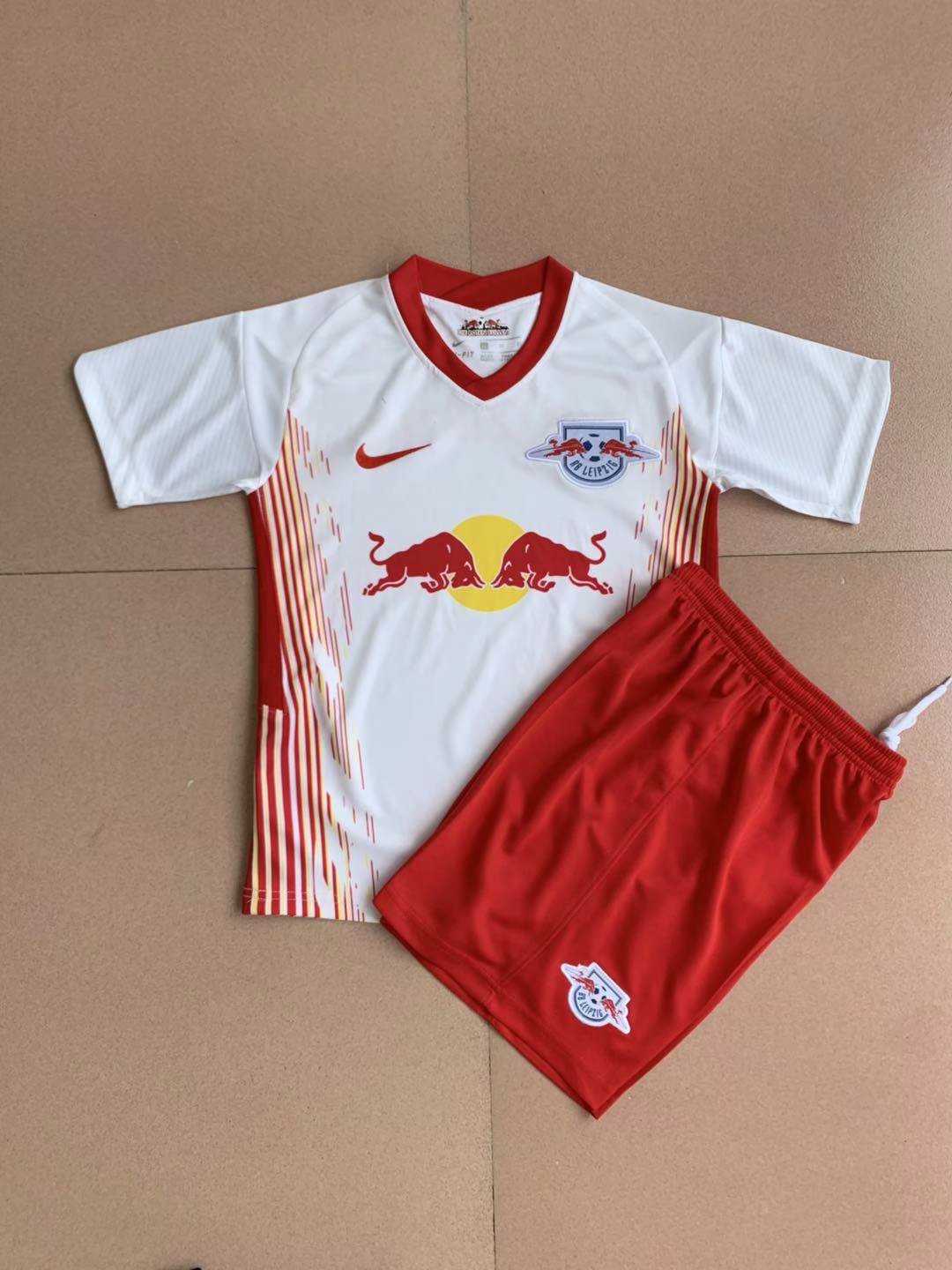 2020/21 RB Leipzig Home Kids Soccer Kit(Jersey+Shorts)