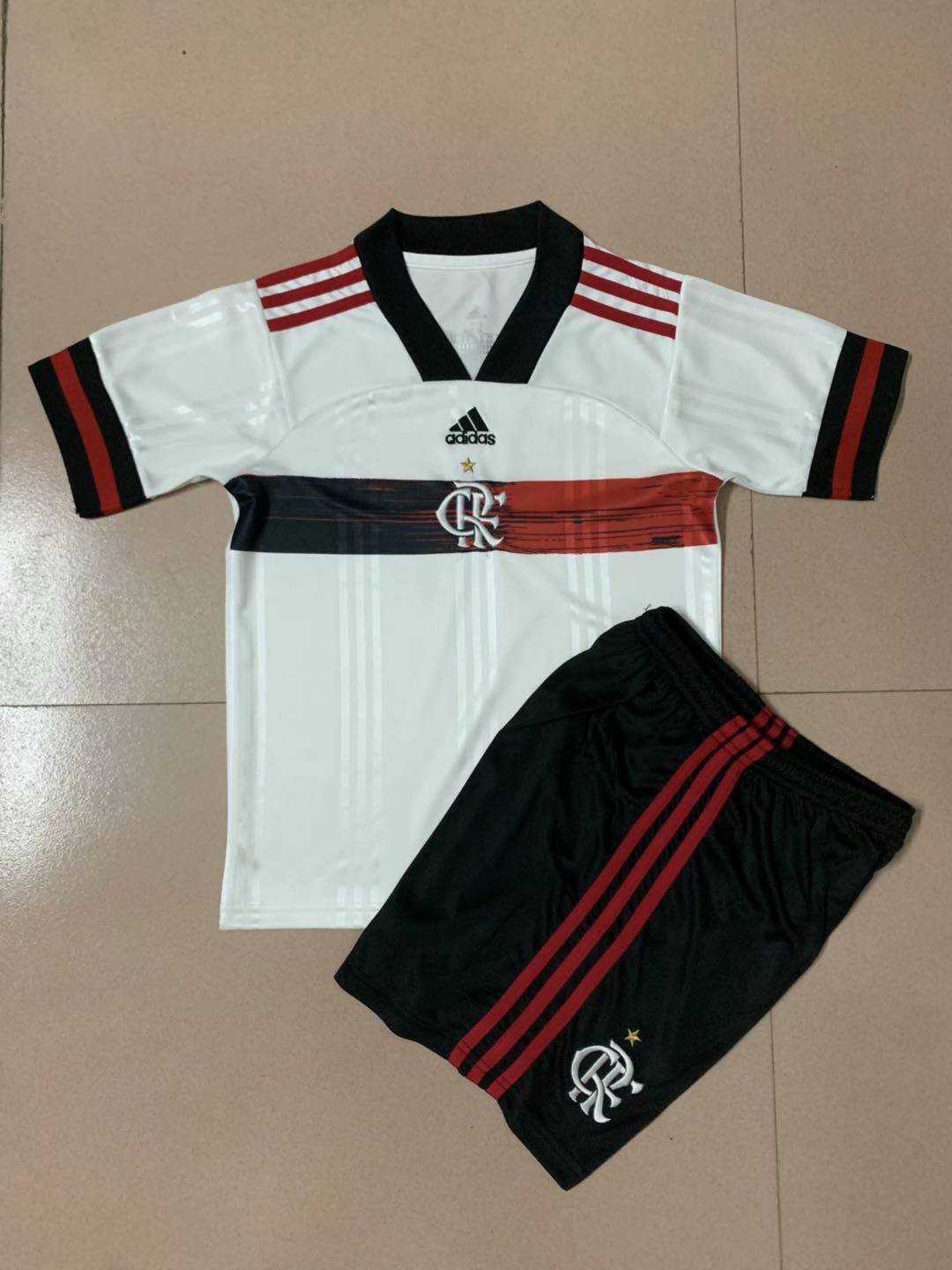 2020/21 Flamengo Away Kids Soccer Kit(Jersey+Shorts)