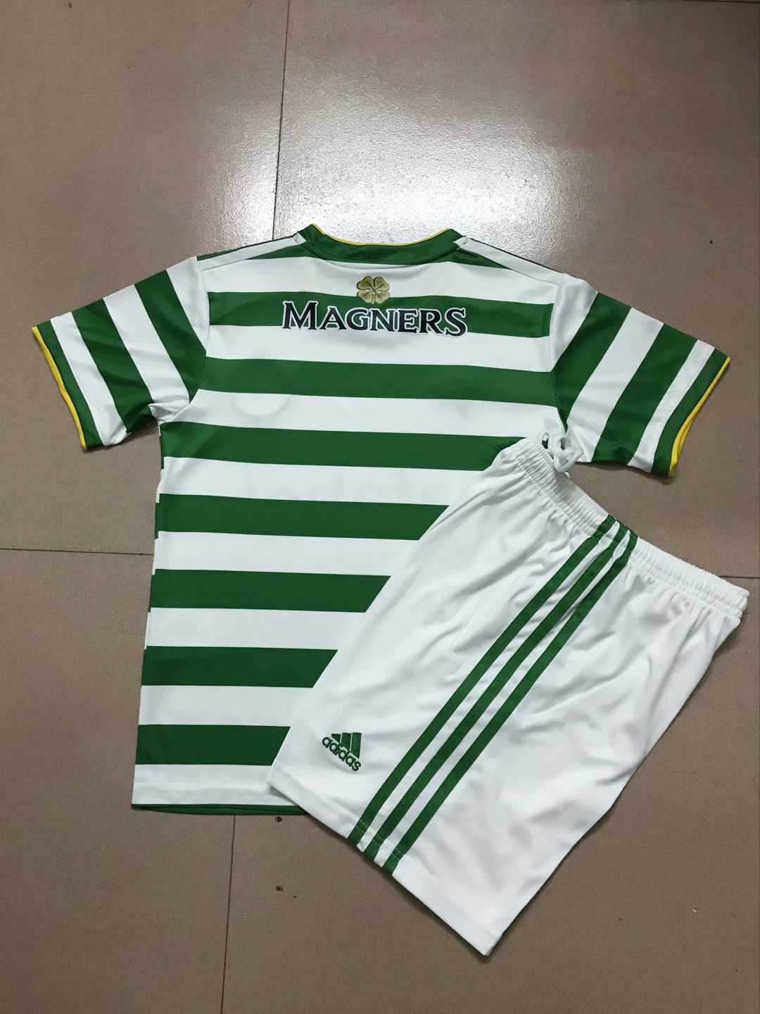 2020/21 Celtic FC Home Kids Soccer Kit(Jersey+Shorts)
