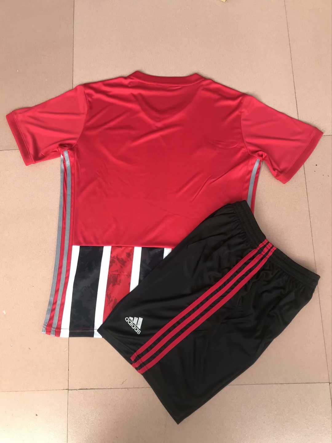 2020/21 Sao Paulo FC Away Kids Soccer Kit(Jersey+Shorts)