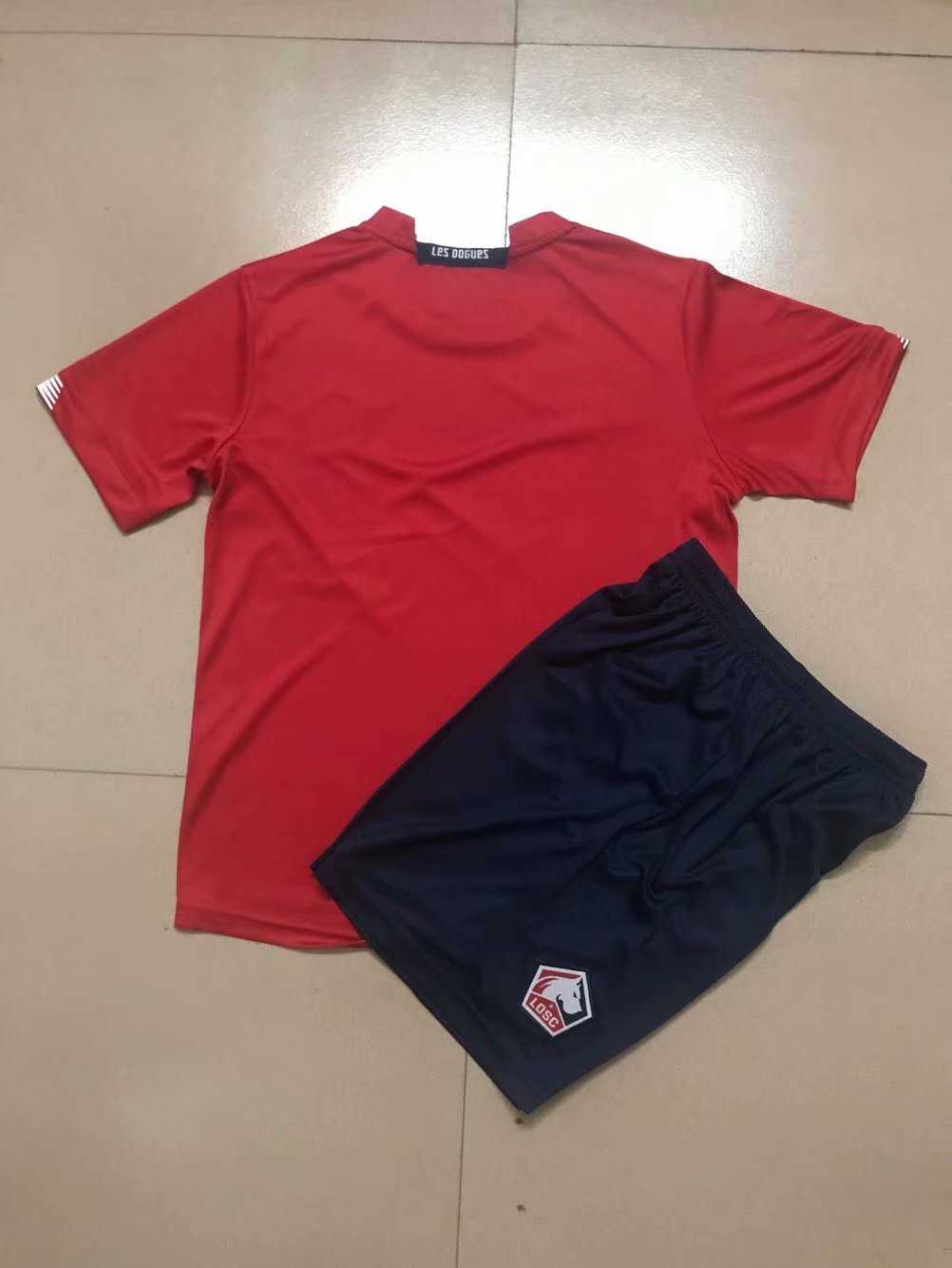 2020/21 Lille Olympique Home Kids Soccer Kit(Jersey+Shorts)